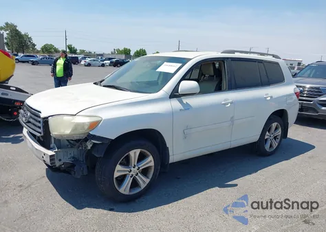 2008 Toyota Highlander Sport z USA, uszkodzony, nr VIN JTEES43A182046640
